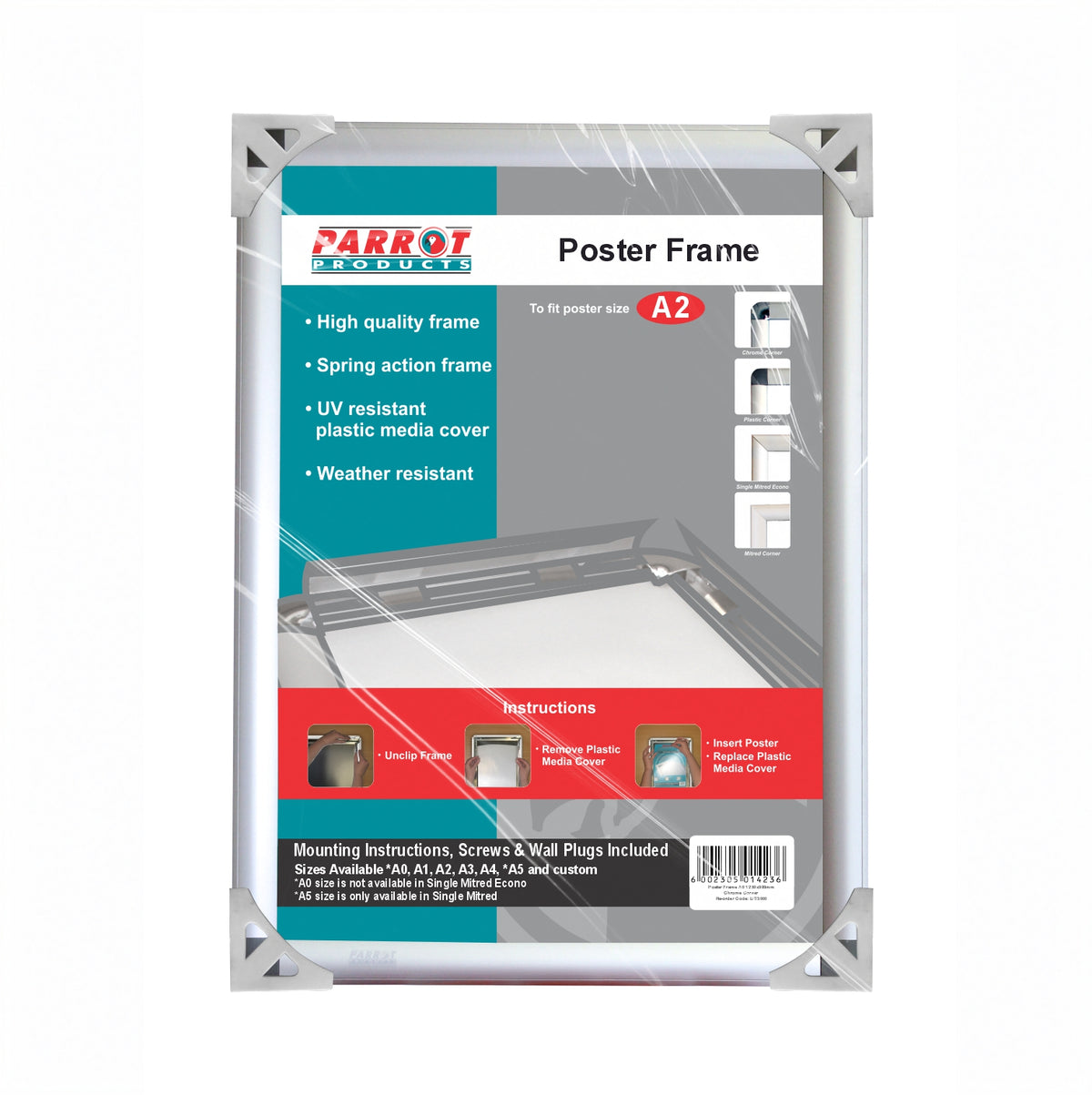Poster Frame (A2 - 655*480mm - Plastic Corner)