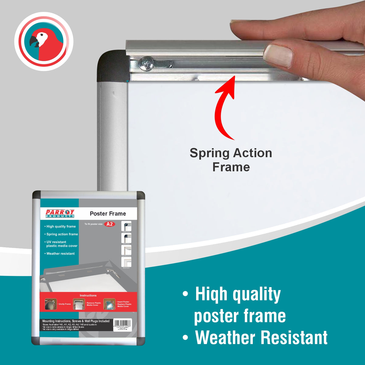 Poster Frame (A2 - 655*480mm - Plastic Corner)