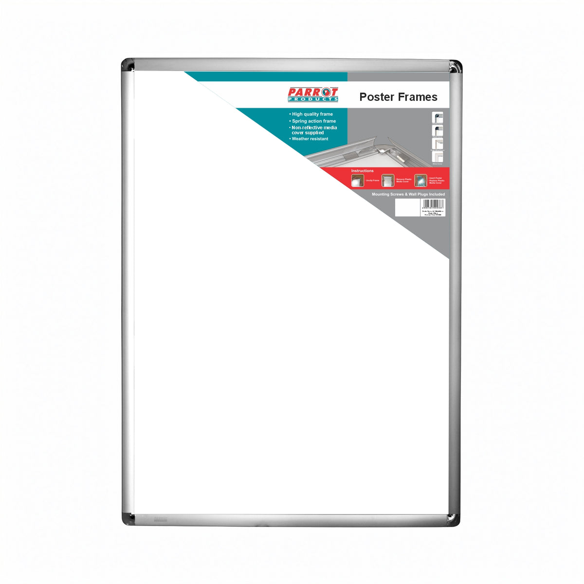 Poster Frame (A0 - 1250*900mm - Chrome Corner)