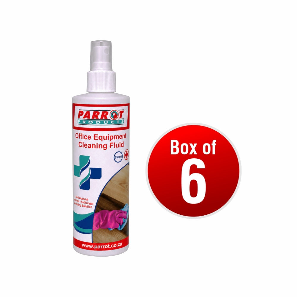 Office Equipment Cleaning Fluid (250ML Uncarded Box of 6)