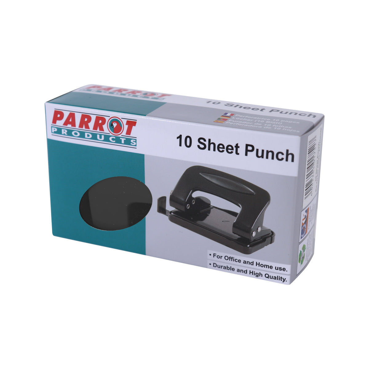 Steel Hole Punch (10 Sheets - Black)