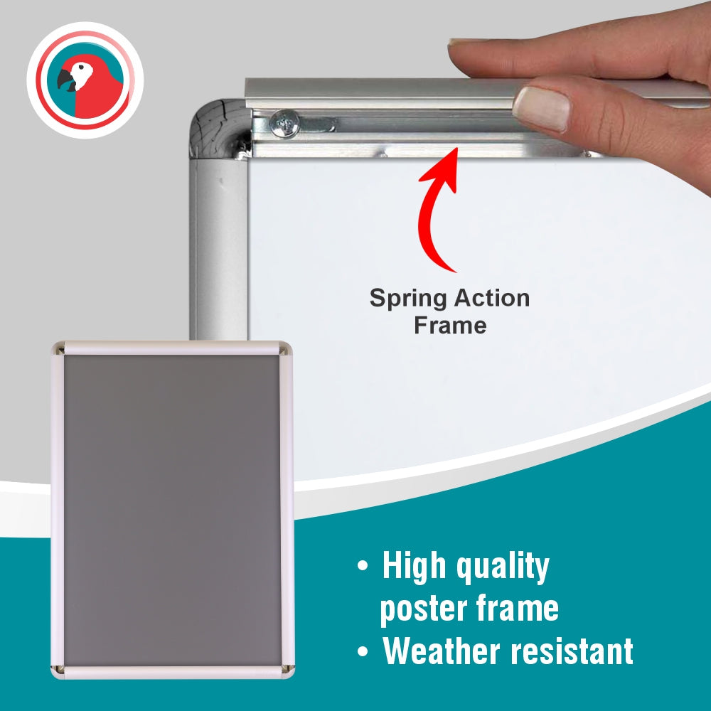 Poster Frame (A2 - 655*480mm - Chrome Corner)