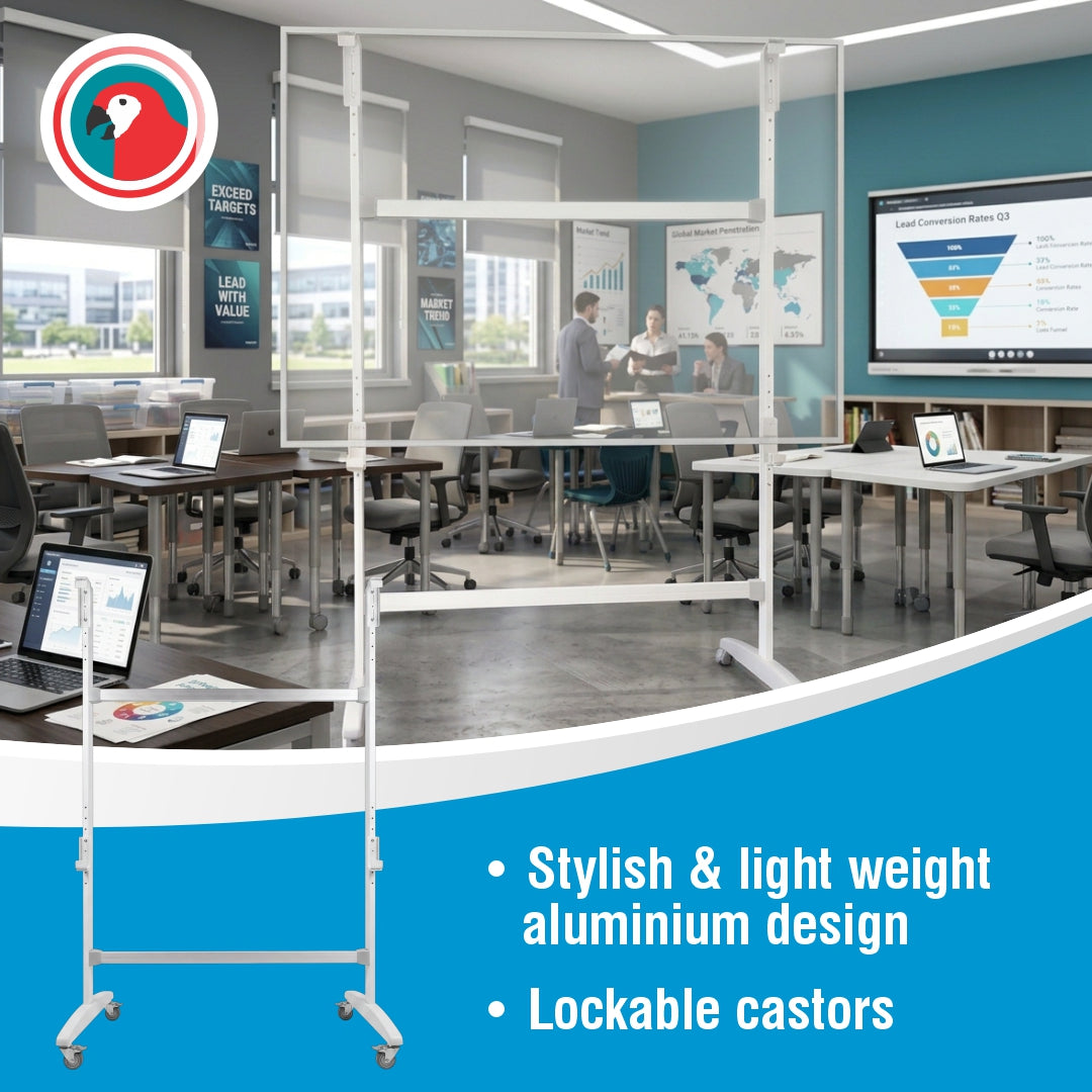 Interactive Whiteboard Stand on Castors
