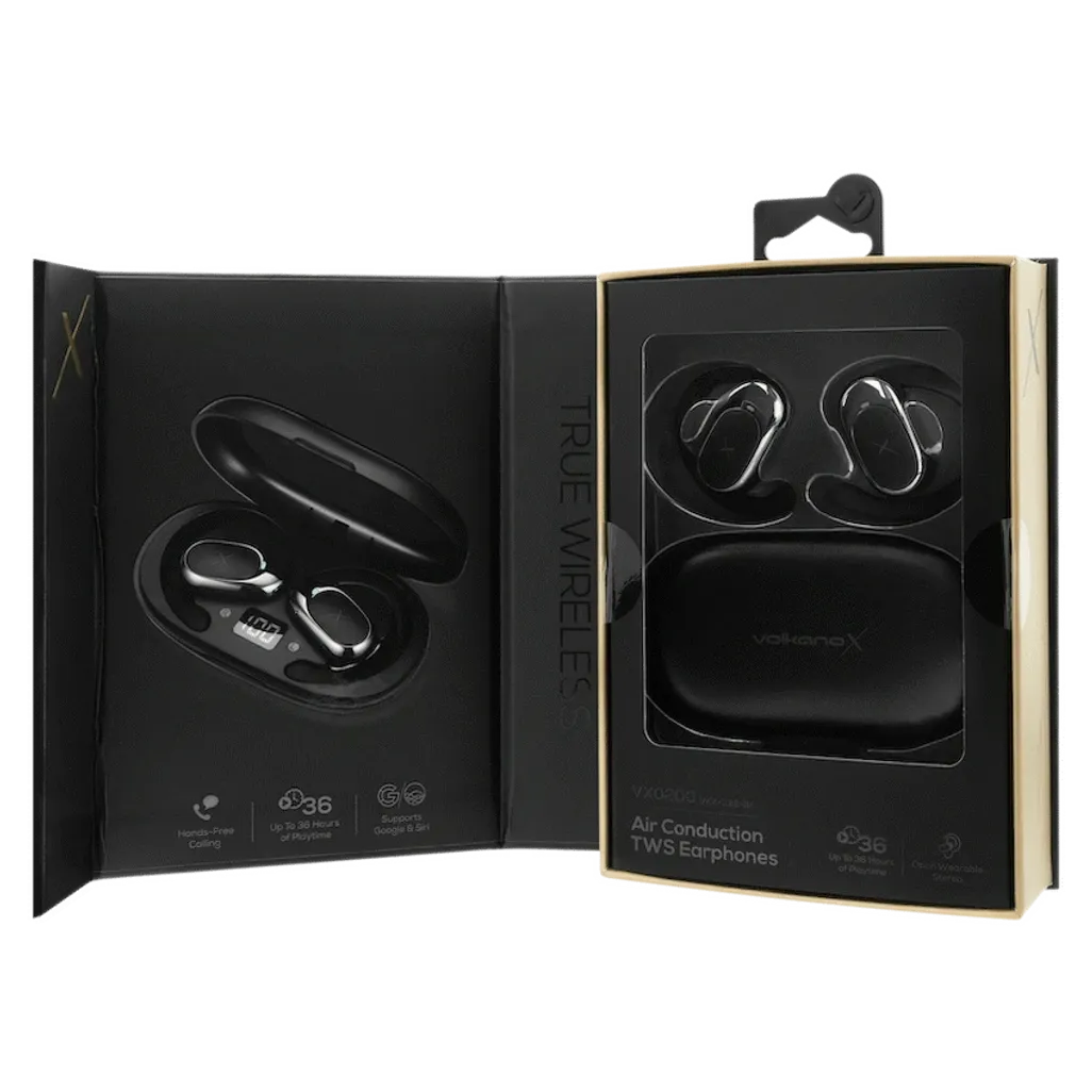 Volkano X VXO200 Open Wearable Stereo Earphones - Black