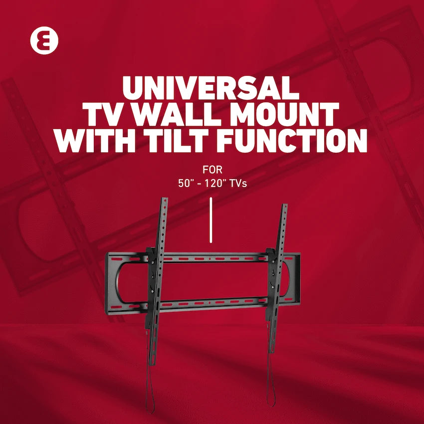 Ellies Solid Series Heavy Duty Tilt TV Wall Mount 60" - 120" TVs