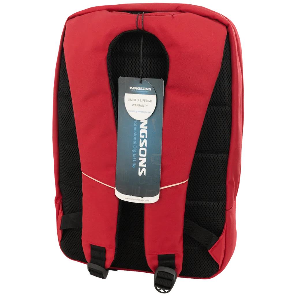 Kingsons Arrow Series Laptop Backpack Red