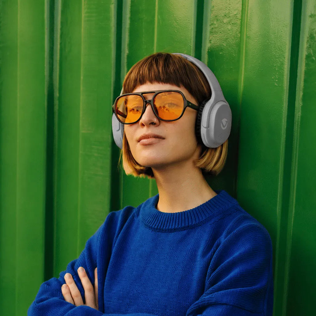 Volkano Pebble Series Bluetooth Headphones - Dark Grey
