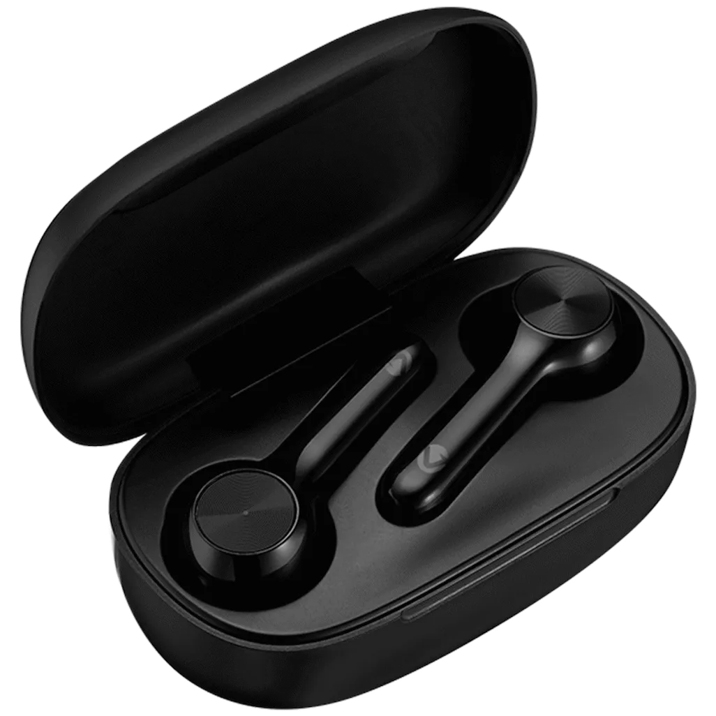 Volkano Libra Series TWS Earphones + Charging Case - Black