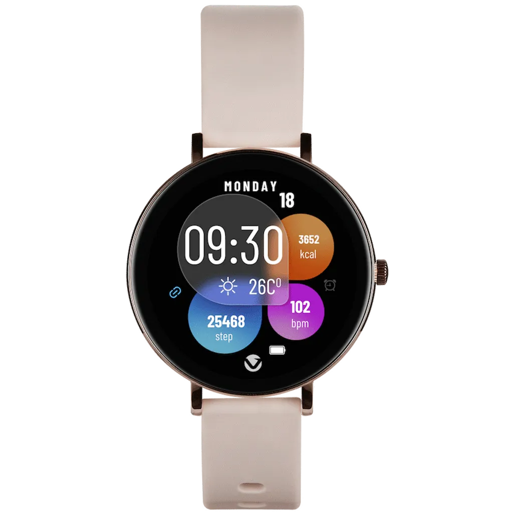 Volkano Aurora Series Ladies Smart Watch - Gold
