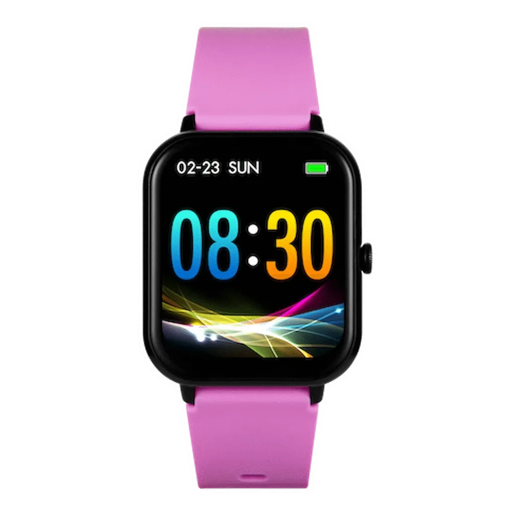Volkano Chroma Series Smartwatch with Flamingo Pink Strap