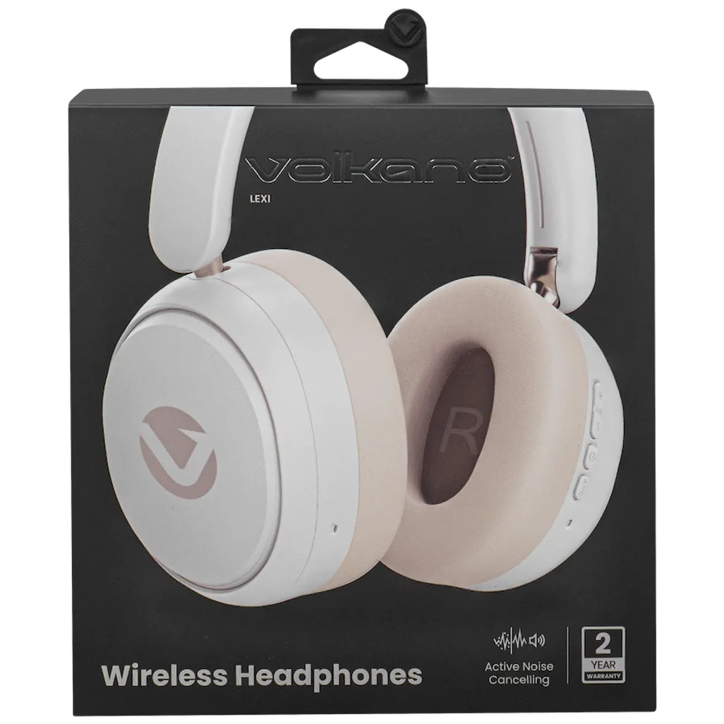 Volkano Lexi Bluetooth Headphone with ANC - Nude