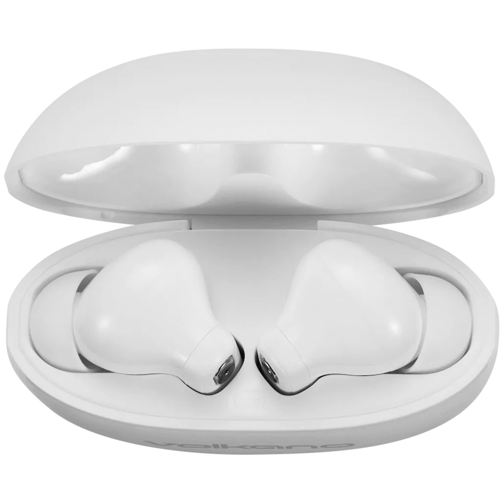 Volkano Pulse Series True Wireless Earphones with Charging Case - White
