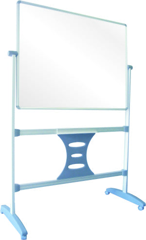 Parrot Products Magnetic Revolving Mobile Whiteboard (1800*1200mm) & 1800mm Leg Set