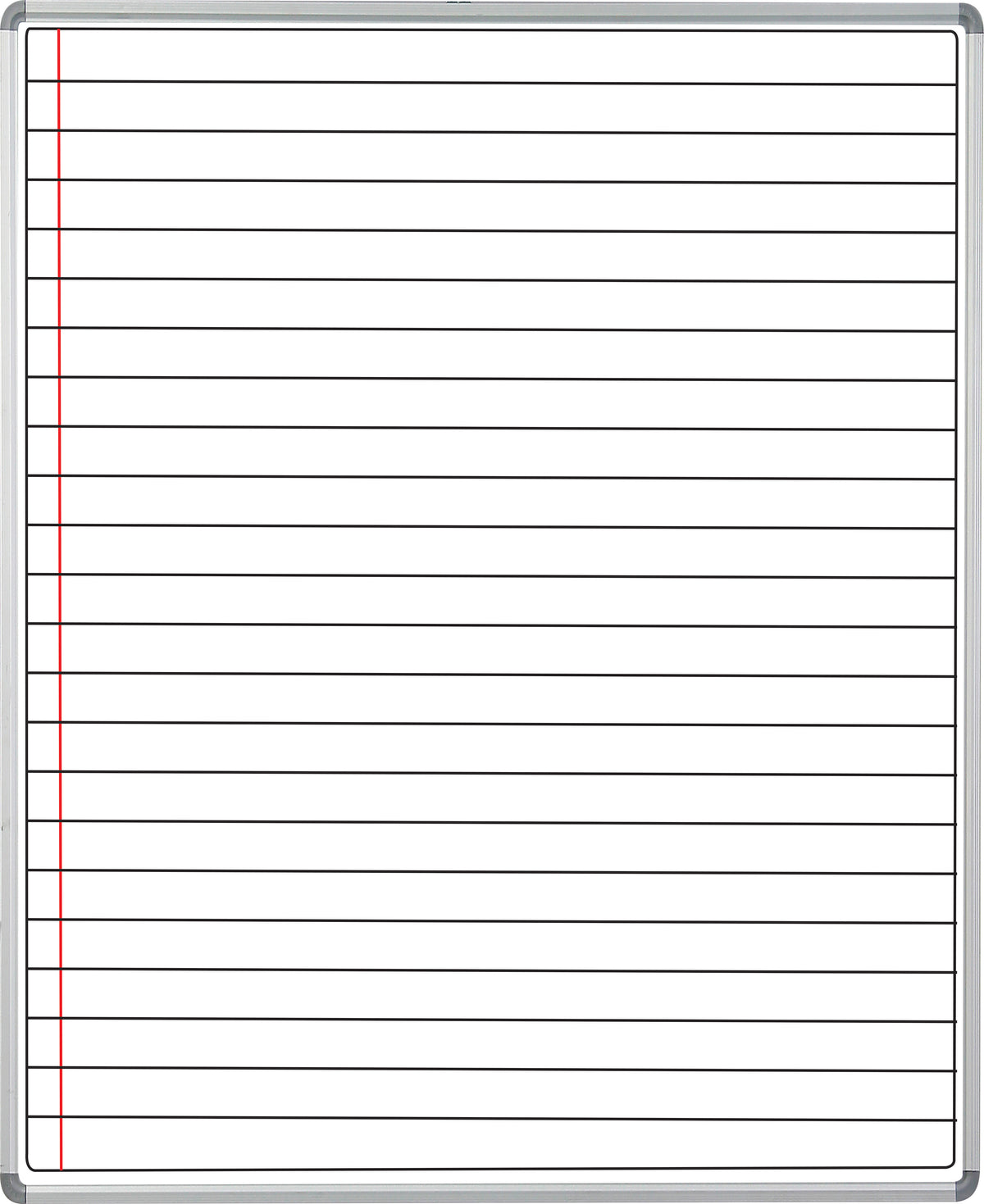 Educational Board Magnetic Whiteboard (1220*920 - White Lines - Side Panel - Option A)
