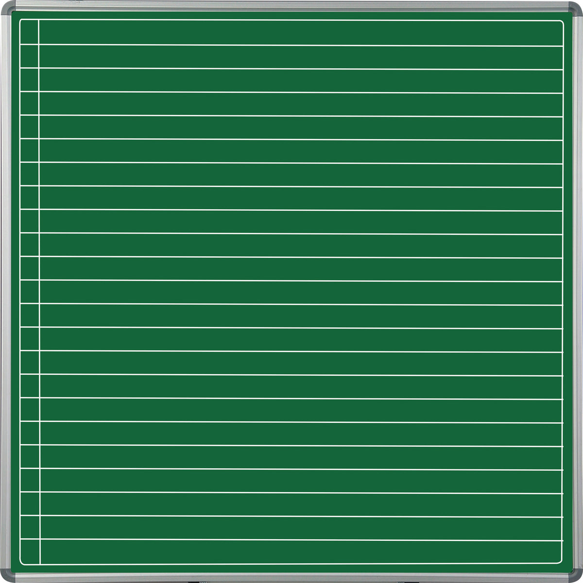 Educational Board Non-Magnetic Chalkboard (1220*1220 - Chalk Lines - Side Panel - Option A)