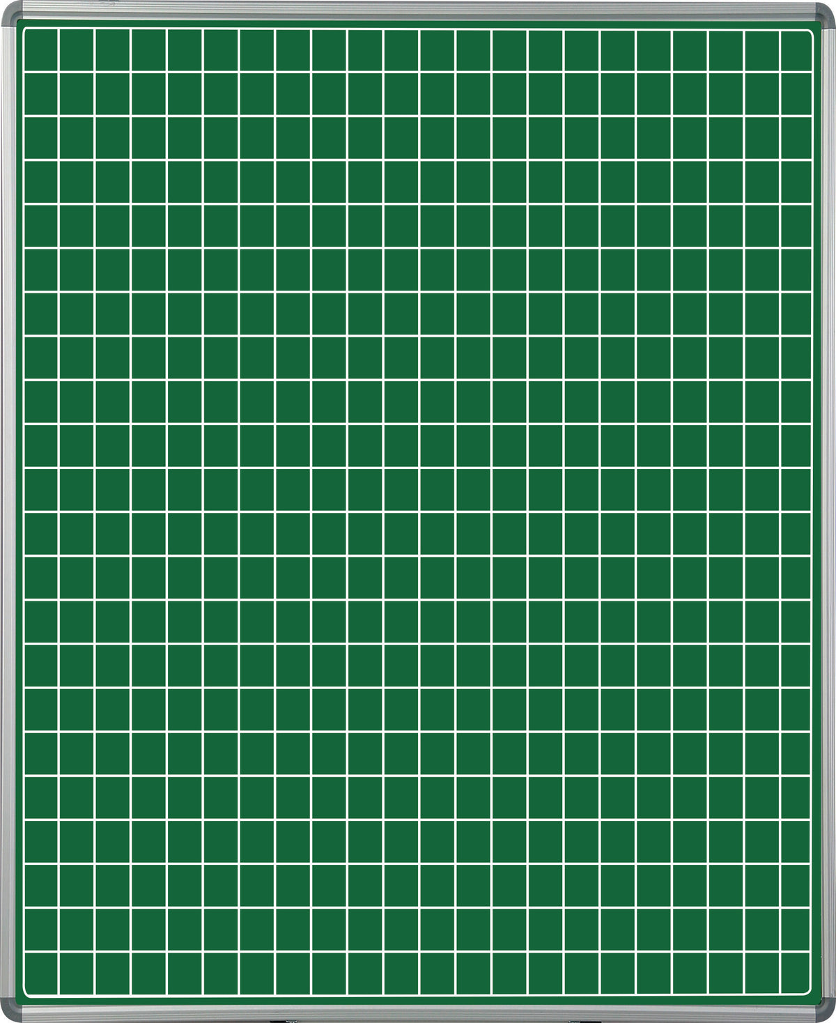Educational Board Non-Magnetic Chalkboard (1220*920 - Chalk Squares. Side Panel - Option A)