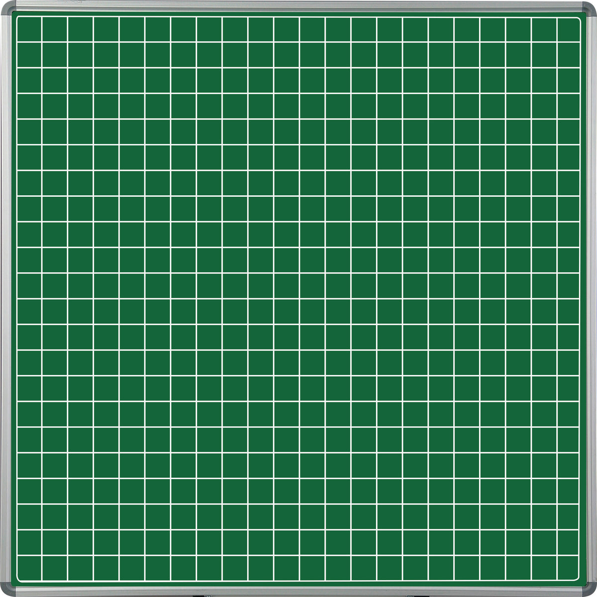 Educational Board Non-Magnetic Chalkboard (1220*1210 - Squares 1 Side - Swing Leaf - Option B)