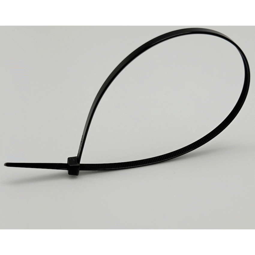 Ellies Cable Tie 4.8mm X 300mm - 100 PACK SIZE - BK