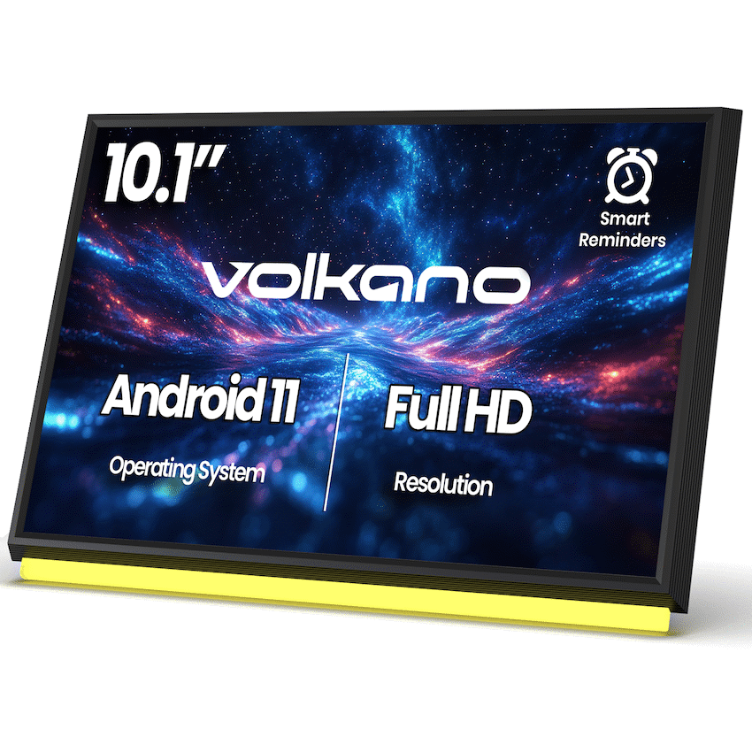Volkano Agenda Series Smart Calendar and Digital Photo Frame 10" - Black