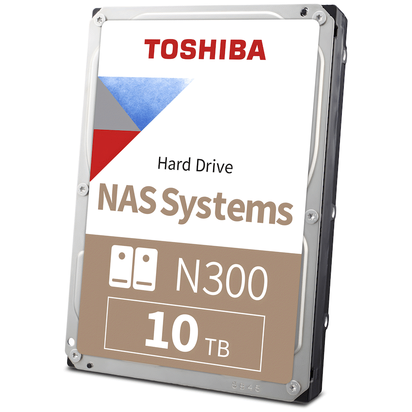 Toshiba N300 NAS Hard Drive 10TB SATA III (512MB/7200RPM)