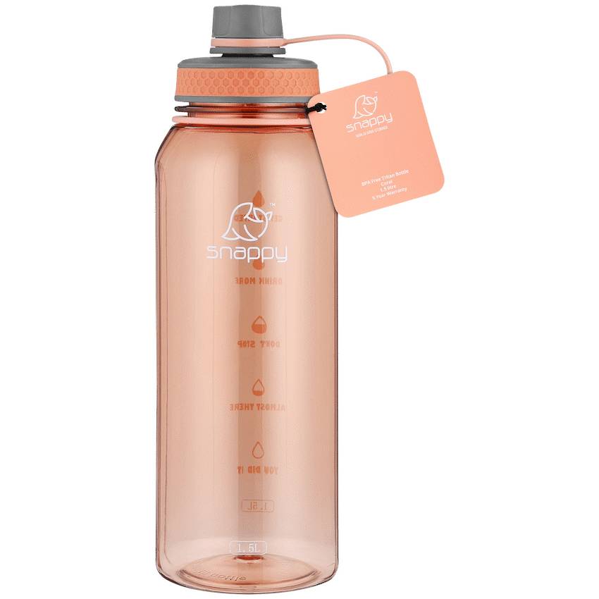 Snappy Tritan Bottle 1.5lt Coral ( Order in Qty of 10)