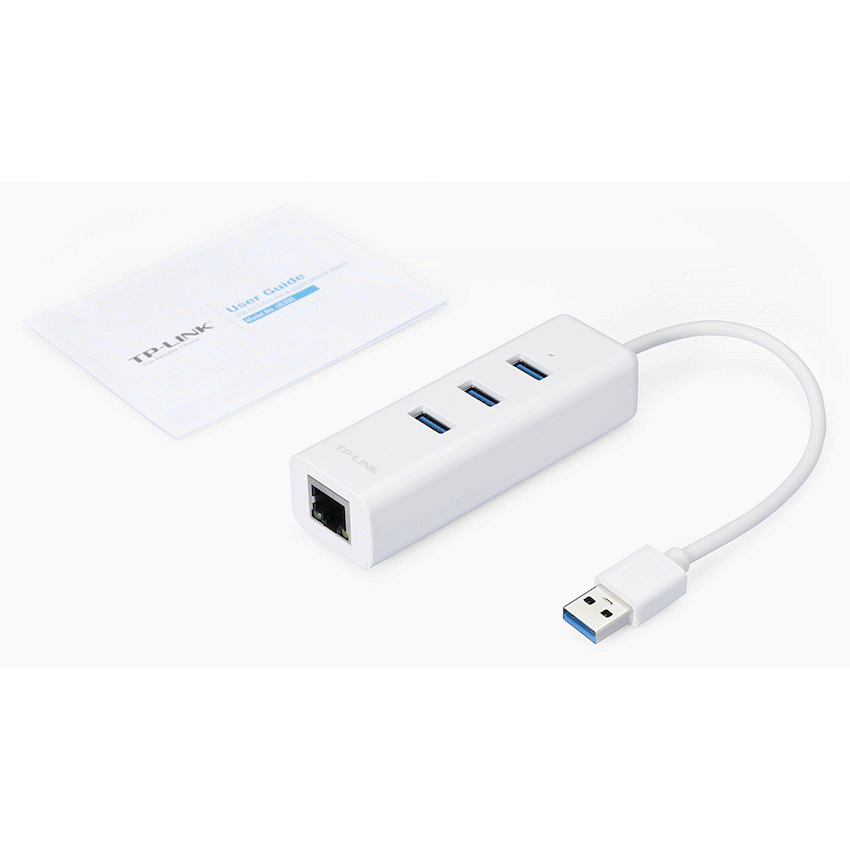 TP-Link USB 3.0 3-Port Hub & Gigabit Ethernet Adapter