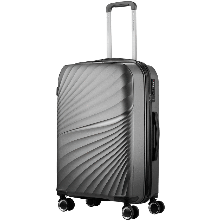 Travelwize Quartz PP 66cm 4-Wheel Spinner Luggage - Silver