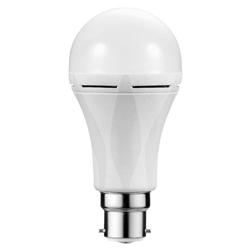 Switched 9w A60 Rechargeable Fast Charge B22 LED Cool White