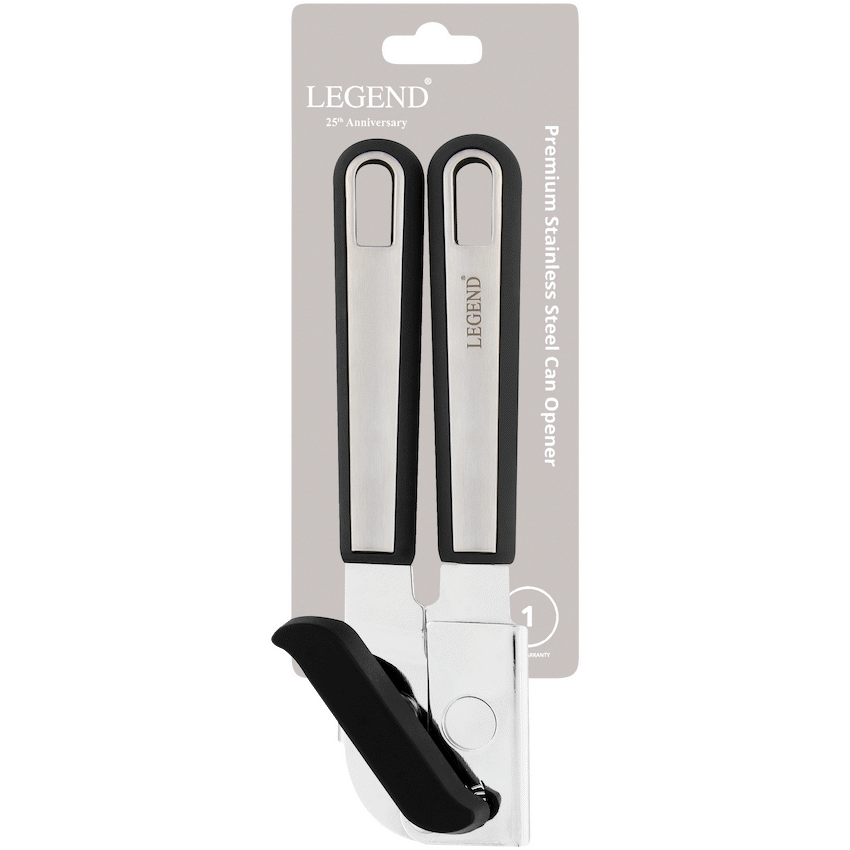 Legend Premium Stainless Steel Can Opener ( Order in Qty of 6)