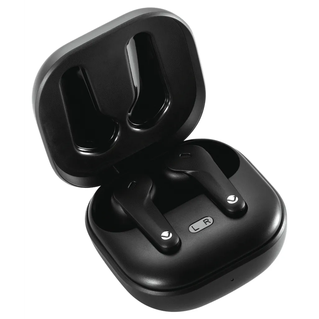 Volkano Silento ANC Series True Wireless + Charging Case - Black