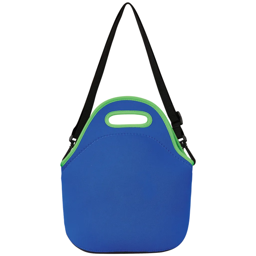 Quest Neoprene Lunch Bag - Dino - Blue/Green