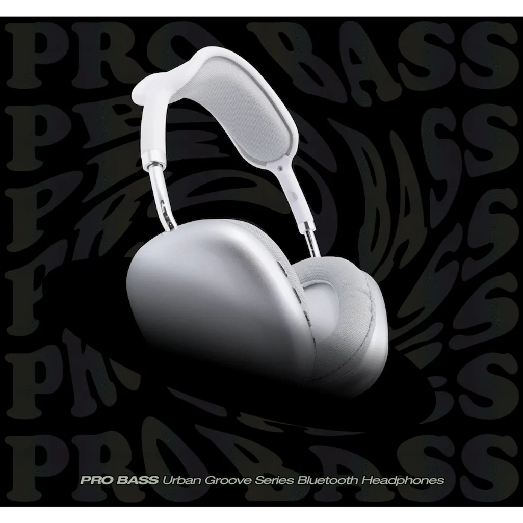 Pro Bass Urban Groove Series Bluetooth Headphones - White