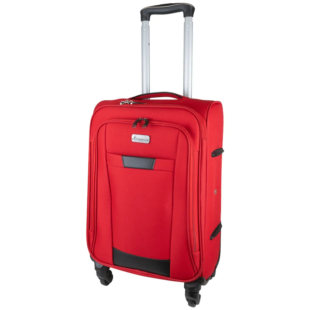 Travelwize Arctic 55cm 4-Wheel Spinner Trolley Case - Red