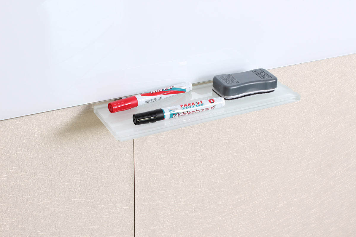 Parrot Products Magnetic Glass Whiteboard (900*900mm)