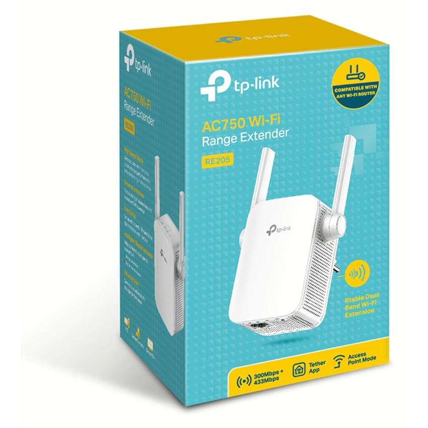 TP-Link AC750 Wall Plugged Wi-Fi Range Extender