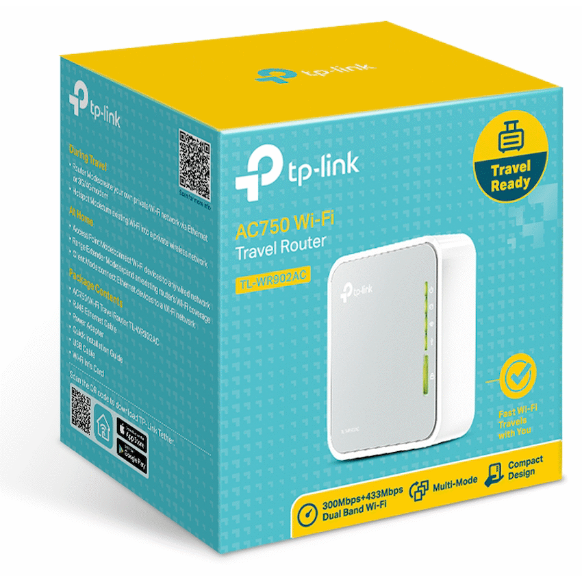 TP-Link AC750 Dual Band Mini Pocket Wi-Fi Router