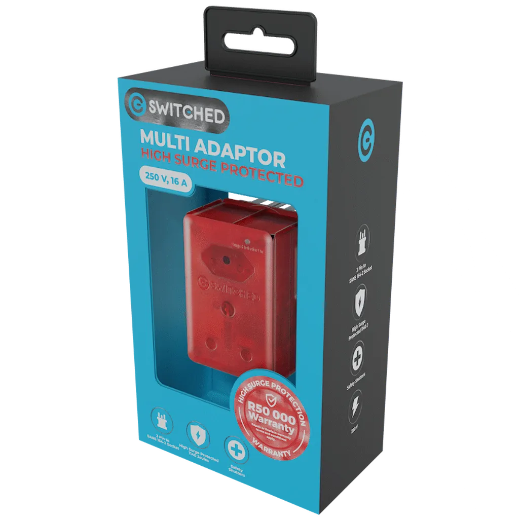 Switched 2-Way High Surge Adaptor