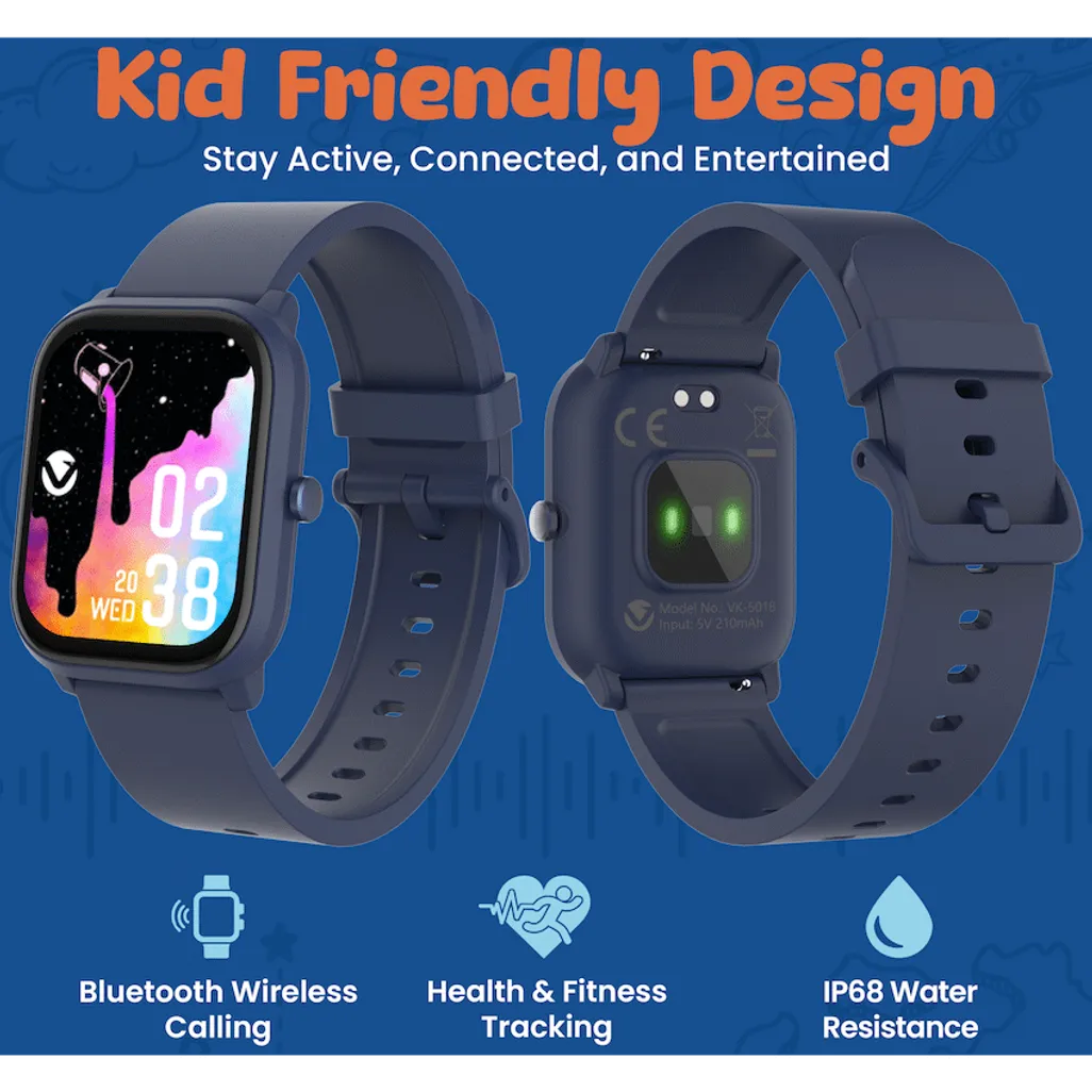 Volkano Vivo Series Kids Smart Watch - Dark Blue