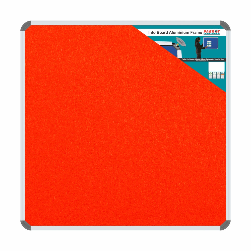 Info Board (Aluminium Frame - 900*900mm - Burnt Orange)