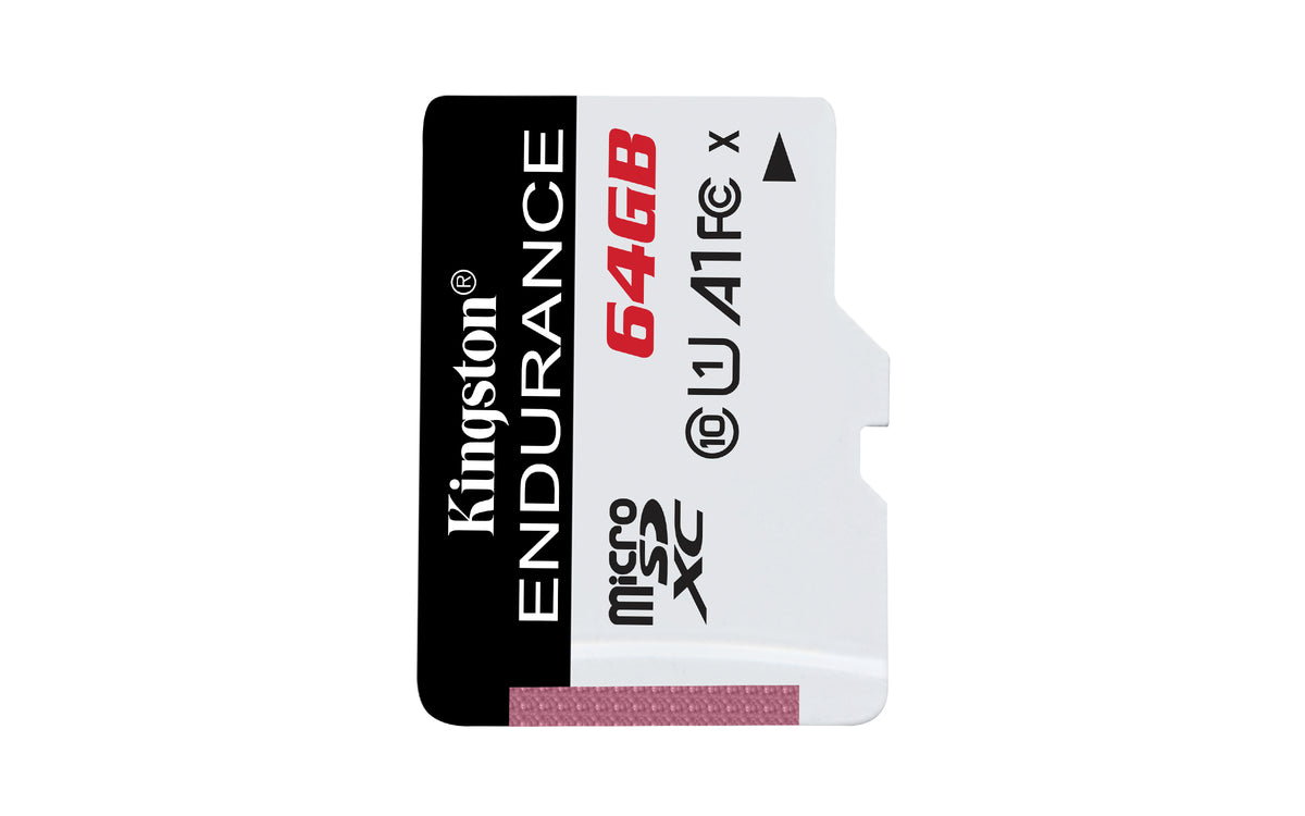 KINGSTON 64GB MICROSDXC ENDURANCE 95R/30W C10 A1 UHS-I CARD ONLY