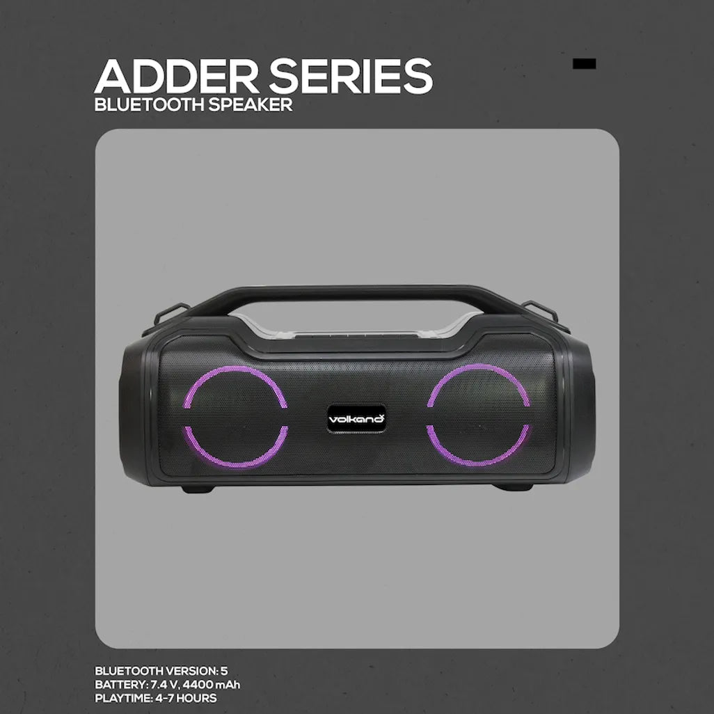 VolkanoX Adder Series Bluetooth Speaker - Black