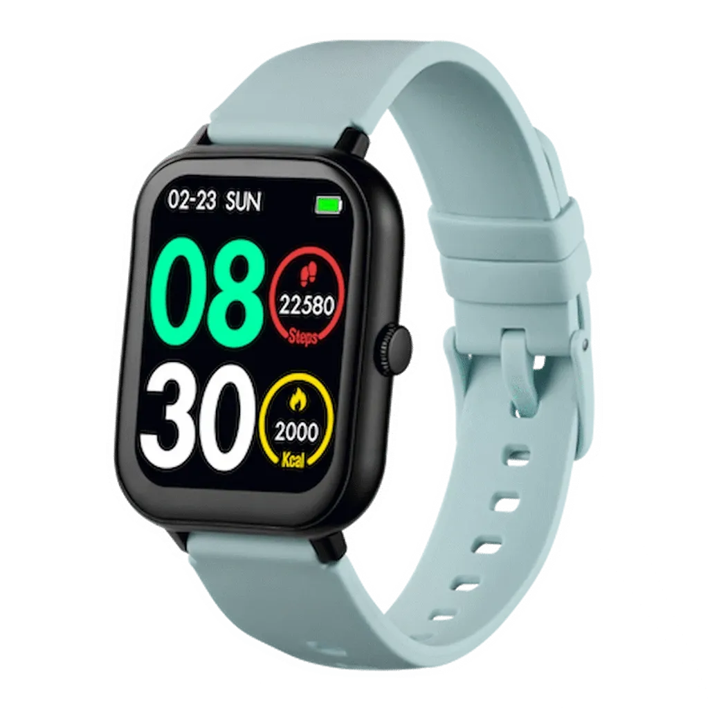 Volkano Chroma Series Smartwatch with Teal Strap