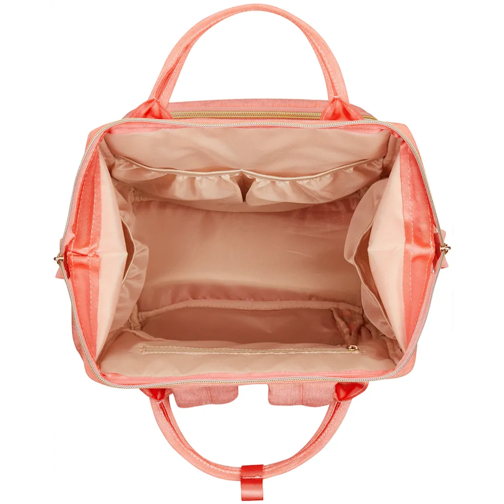 Totes Babe Alma 18l Diaper Backpack - Peach