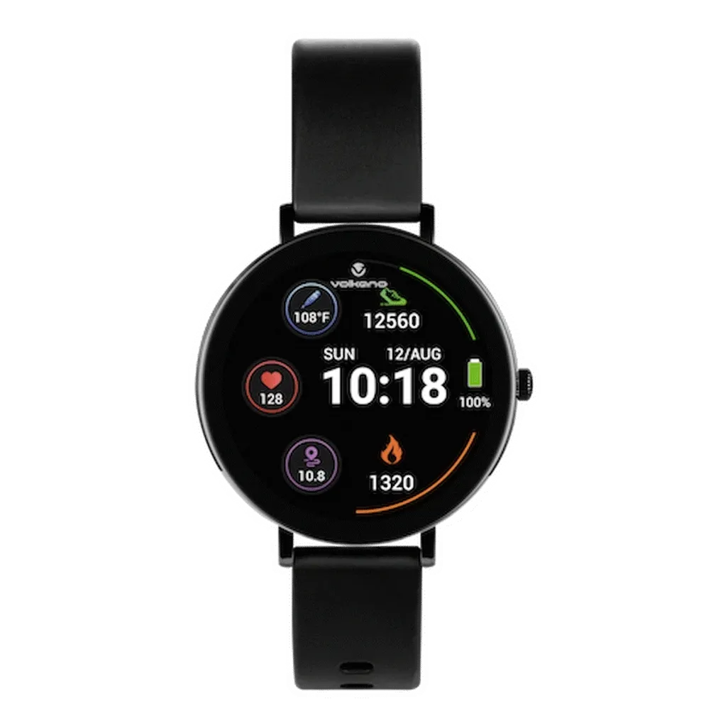 Volkano Aurora Series Ladies Smart Watch - Black