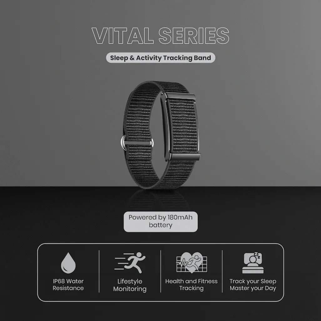 Volkano Vital Series Sleep & Activity Tracking Band
