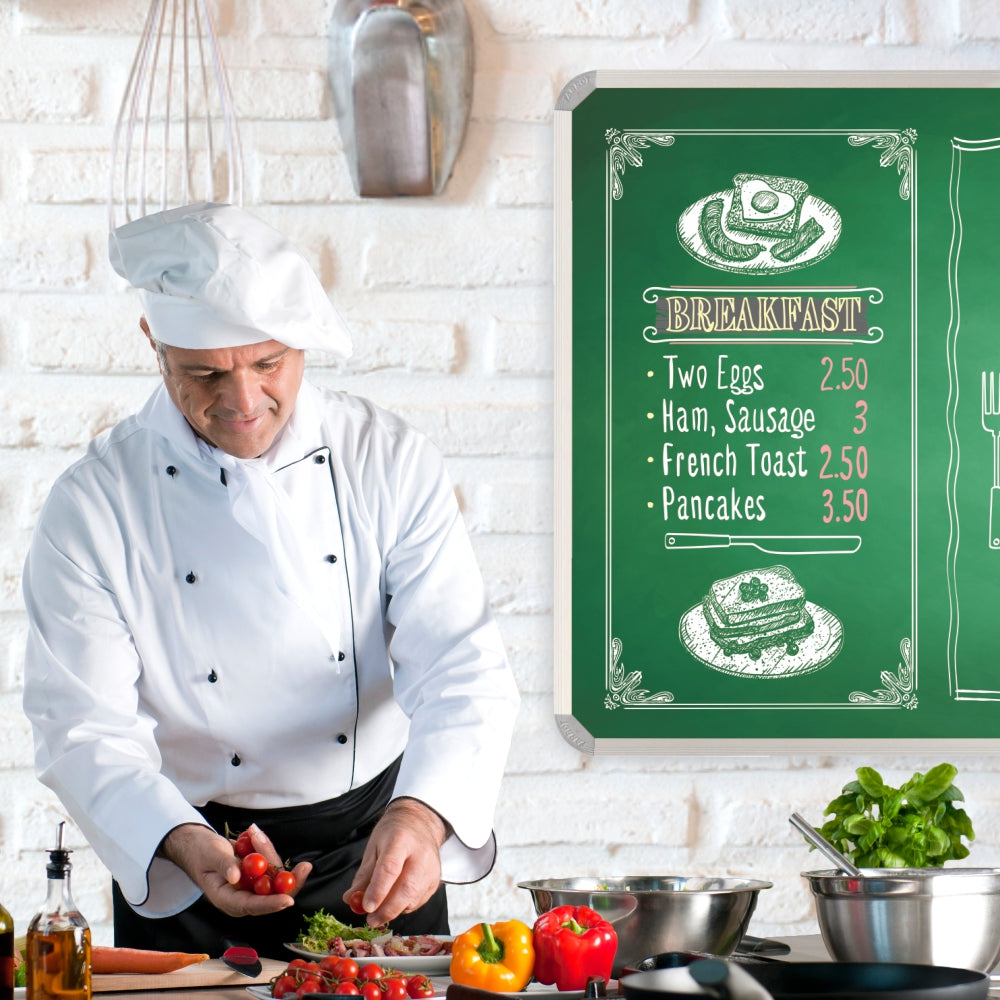 Chalk Board Non-Magnetic (Aluminium Frame - 1000*1000mm)