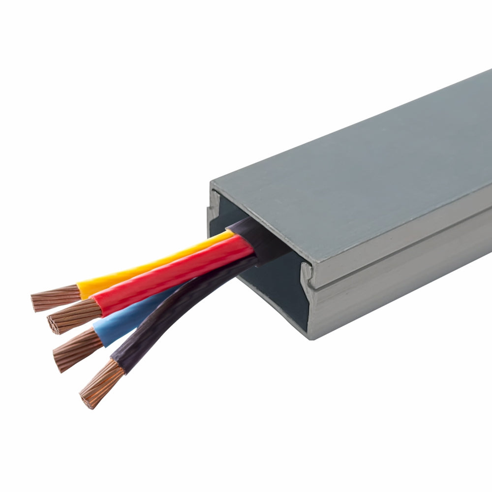 Aluminium Conduit 22 x 11 x 2900mm Grey