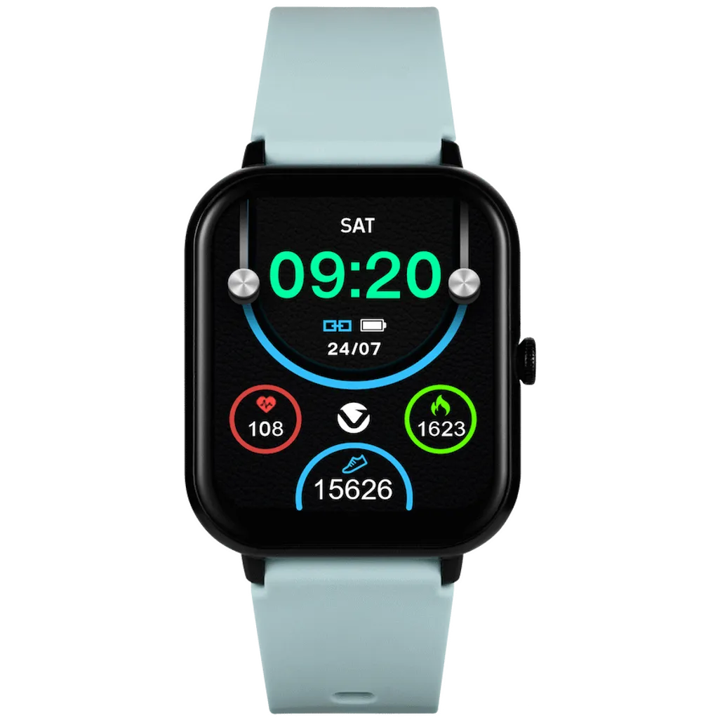 Volkano Chroma Series Smartwatch with Teal Strap