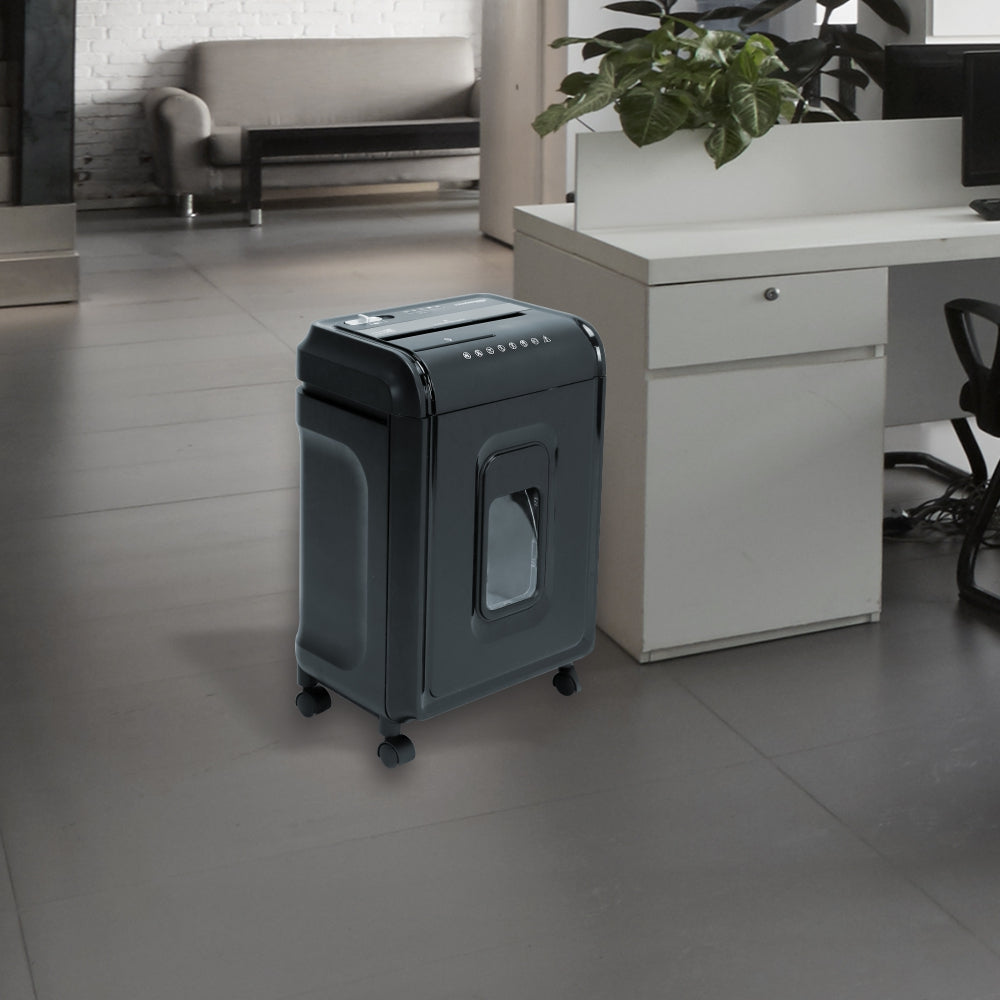 Paper Shredder (12 Sheets - 5*40mm - Cross Cut - Medium Security)