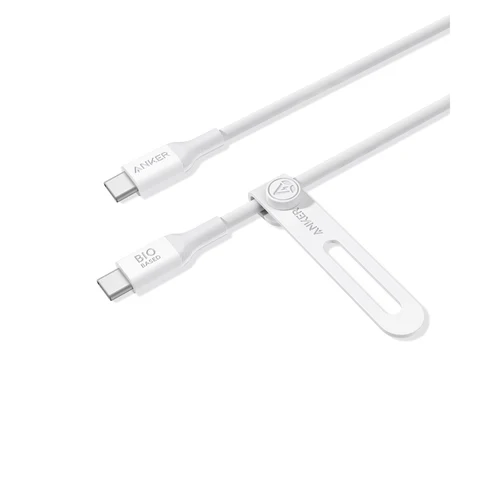ANKER 544 TYPEC TYPEC BIO CABLE 140W 0.9M WHITE